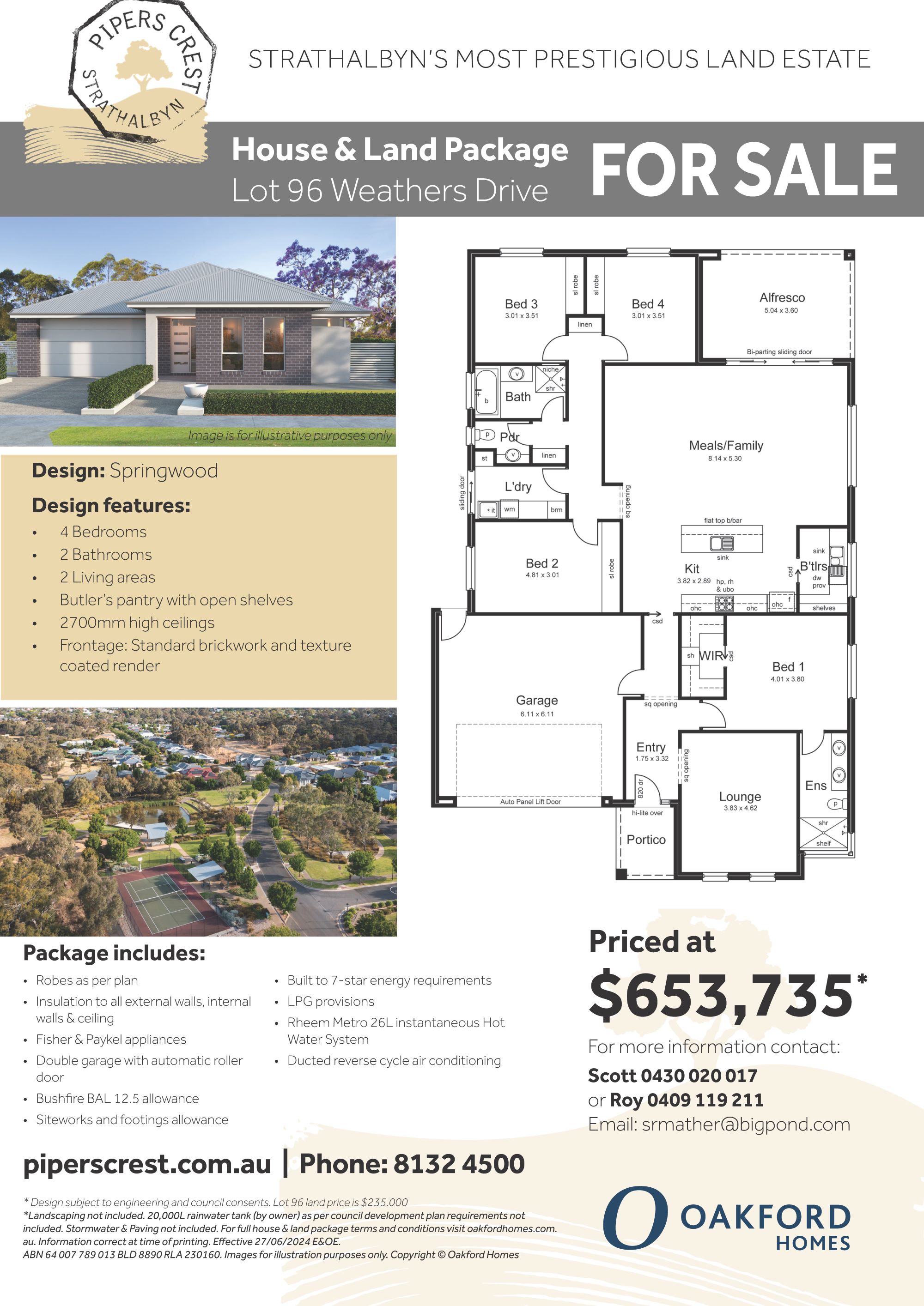 [Land for Sale] Pipers Crest Estate, Strathalbyn OpenLot